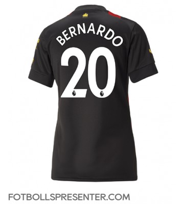 Manchester City Bernardo Silva #20 Borta Matchtröja Dam 2022-23 Kortärmad